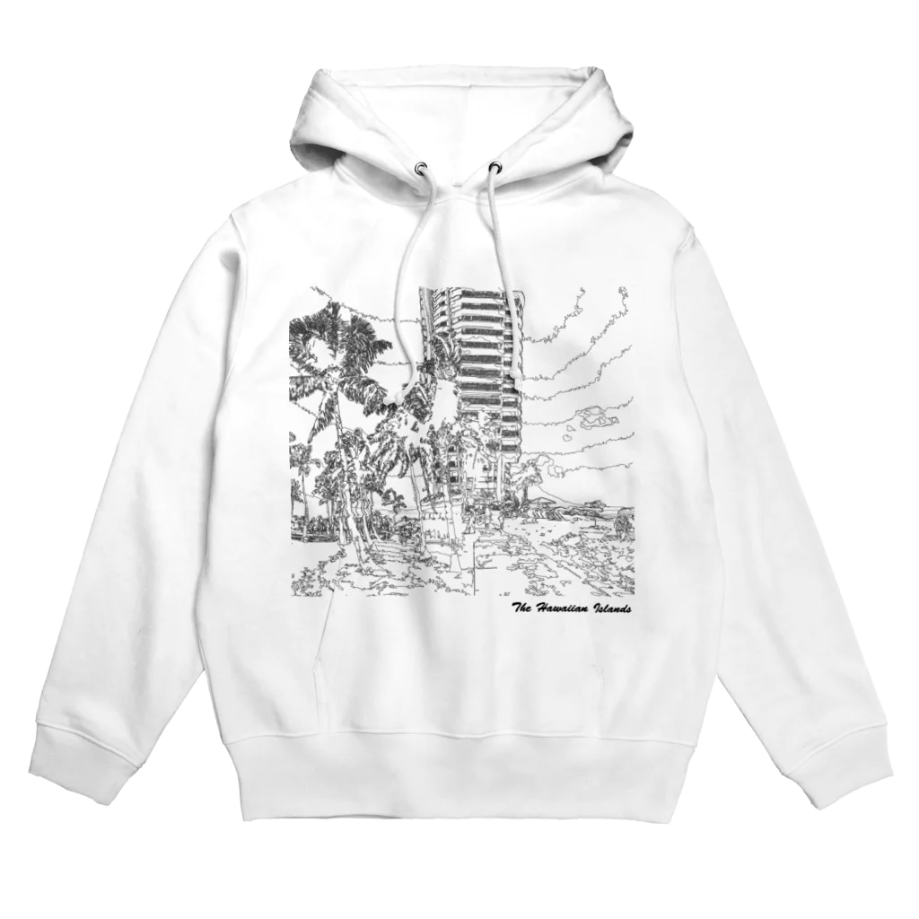 163のワイキキビーチ Hoodie