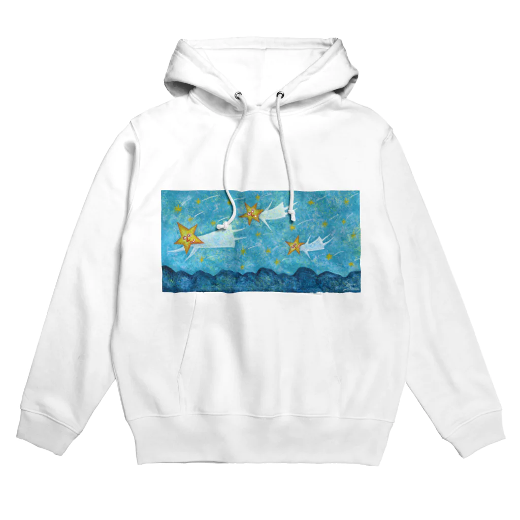 saorishinadaのStarry night Hoodie