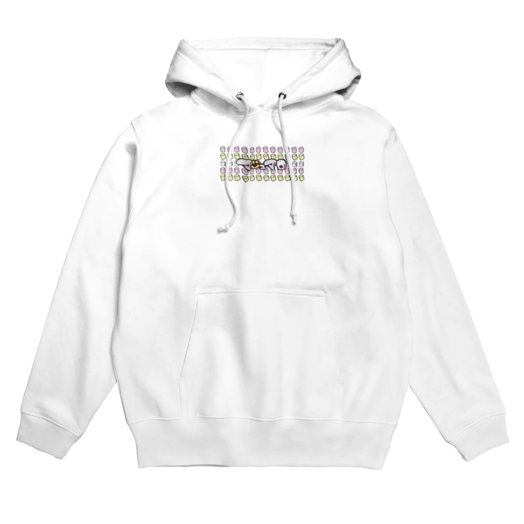 N子の絵日記の私はマシュマロが大好きです！(いっぱい) Hoodie