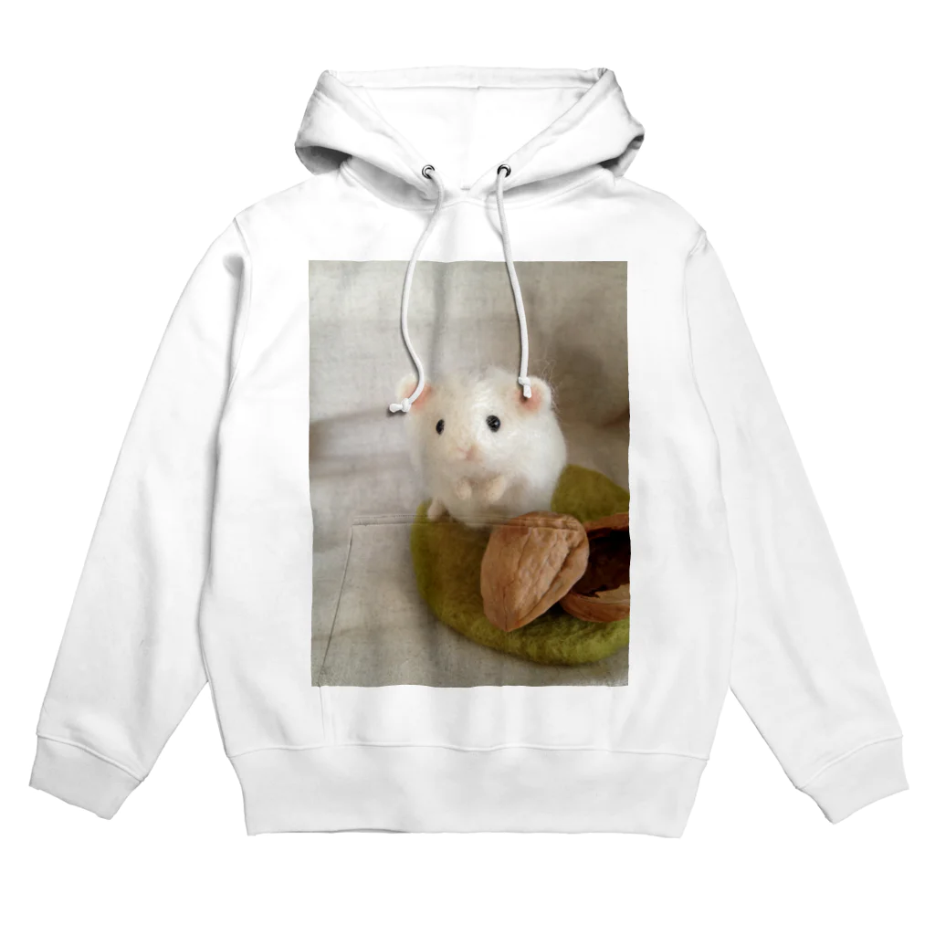 mukumukuのハムちゃん（ホワイト） Hoodie