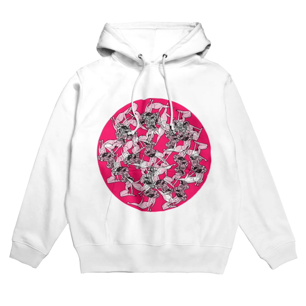 postpossenrのCHAOS HEAD GRAVURE Hoodie