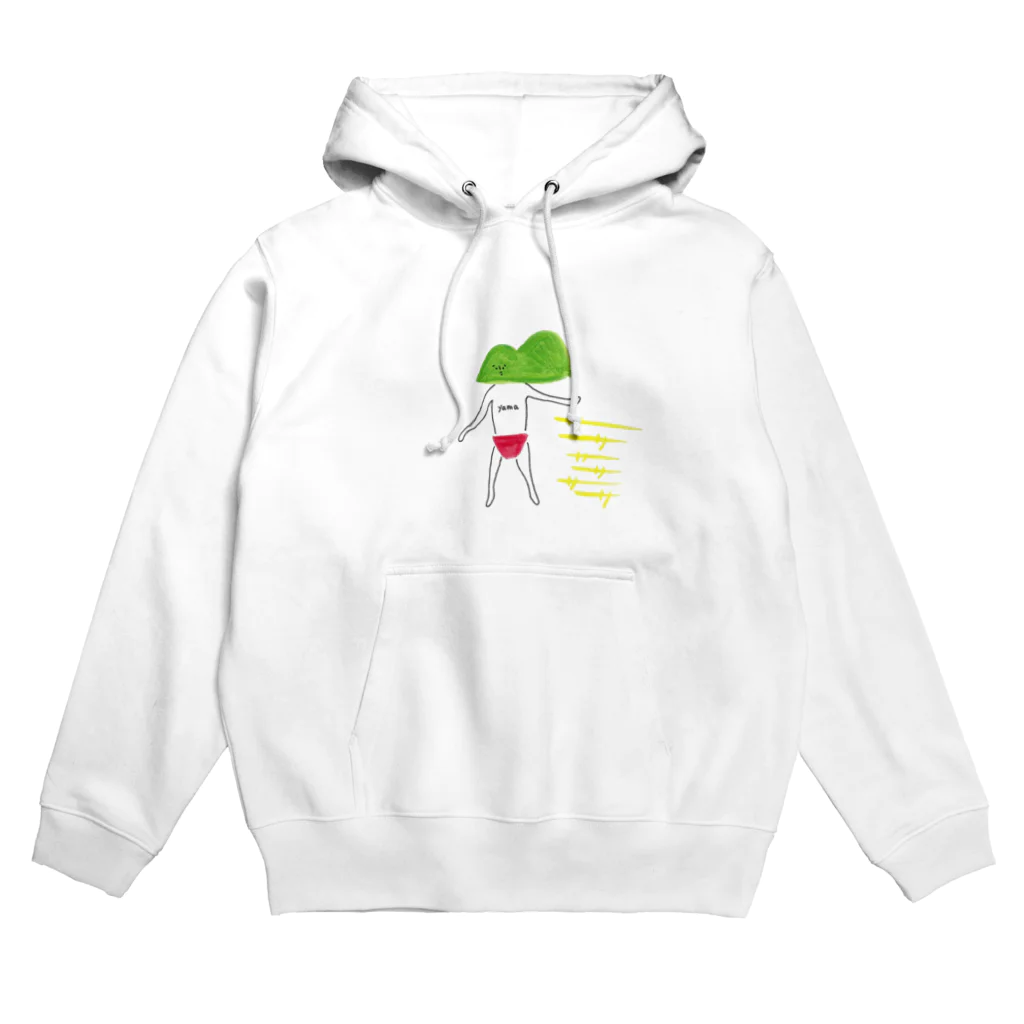 sappari39の赤いパンツの山 Hoodie