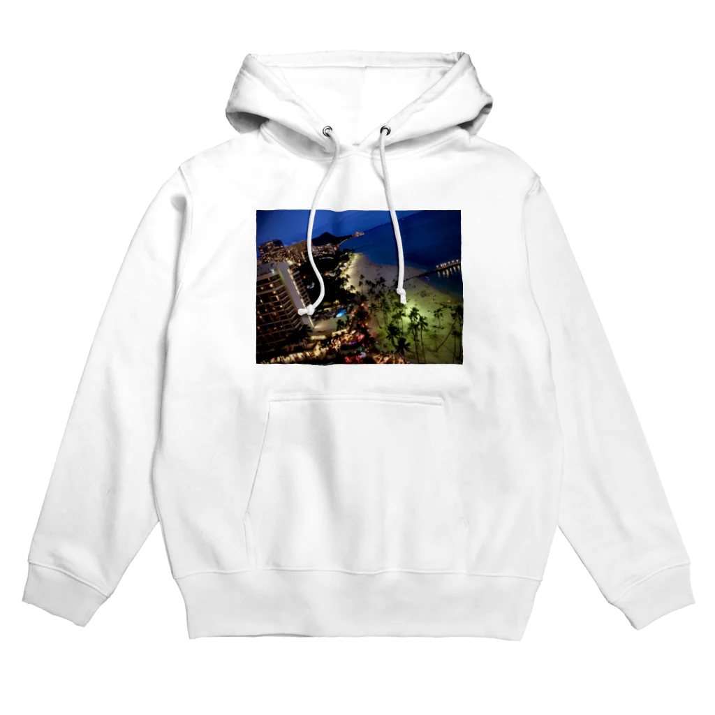 Y'slandのハワイの夜景 Hoodie