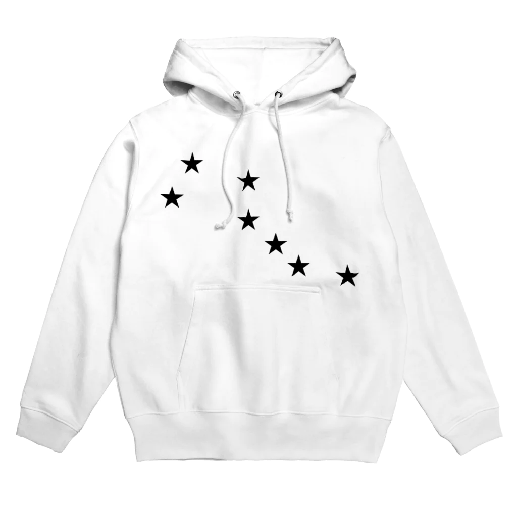 油漆屋助兵衛の7 Black Stars Hoodie