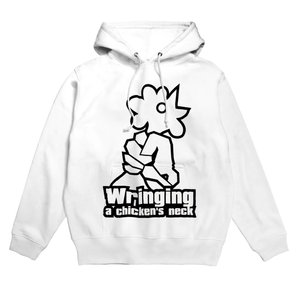 AURA_HYSTERICAのWringing a chicken's neck Hoodie