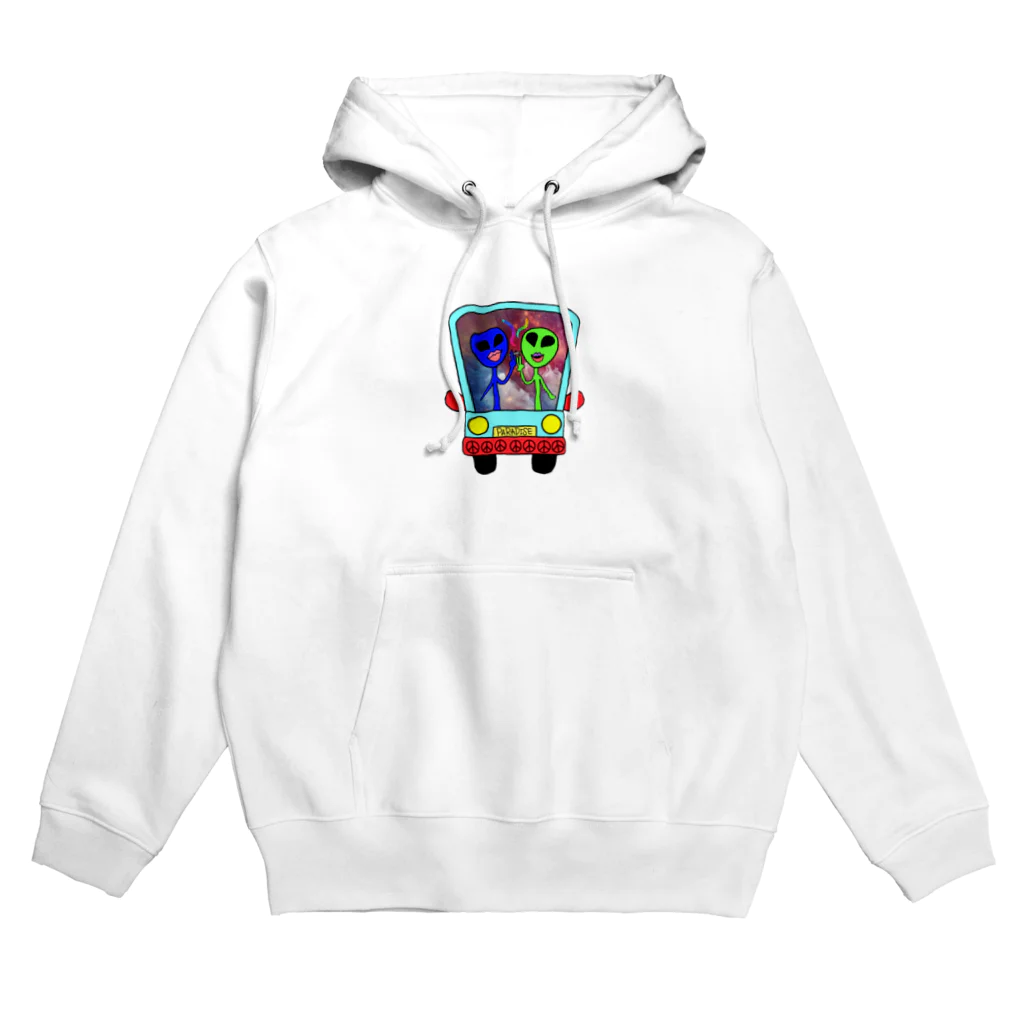 🌈👽🍒💜のhappy aliens👽🚬👽💖 Hoodie