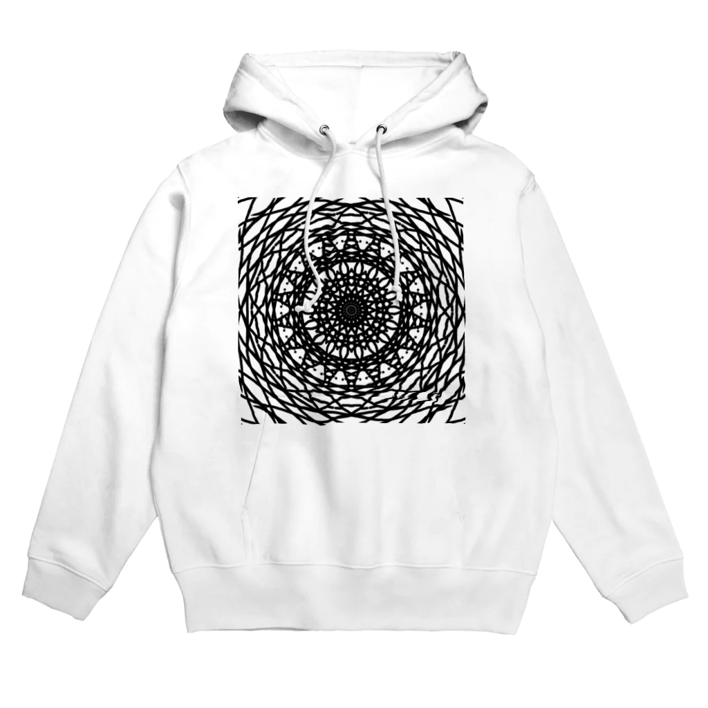 左の幾何学模様　series Hoodie