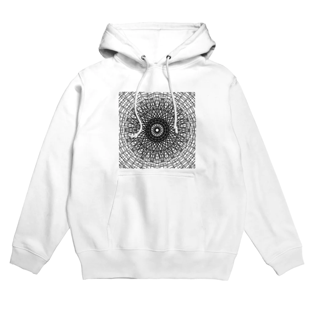 左の幾何学模様　series Hoodie