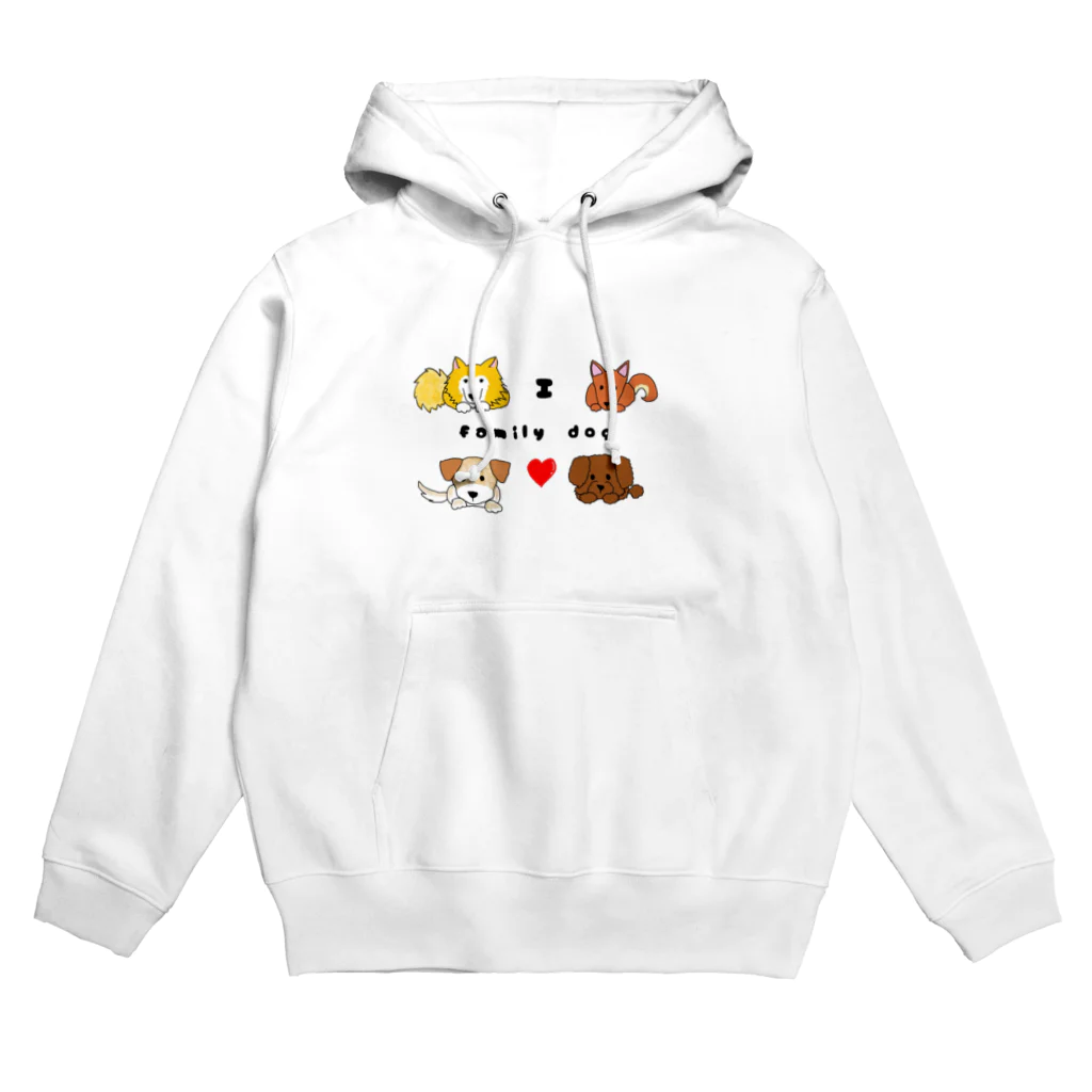 kururu9999のIラブファミリーDOG！ Hoodie