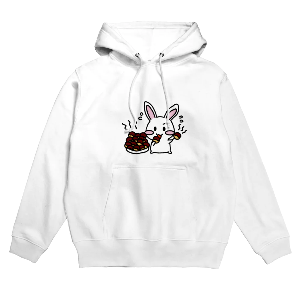 とらともやのうさぎたんとたこ焼き Hoodie