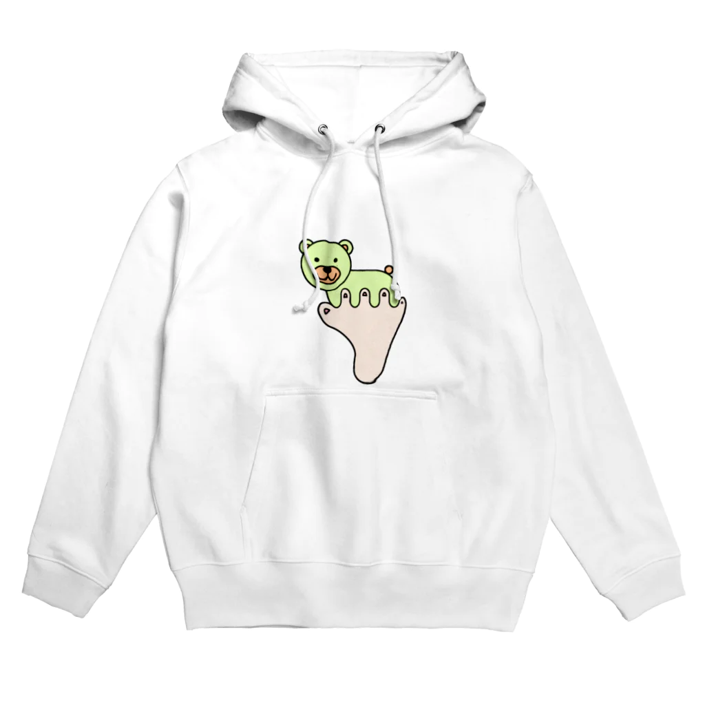 クアッカワラビーくんの日常＆あしゆびふれんず公式グッズのあしゆびくま Hoodie