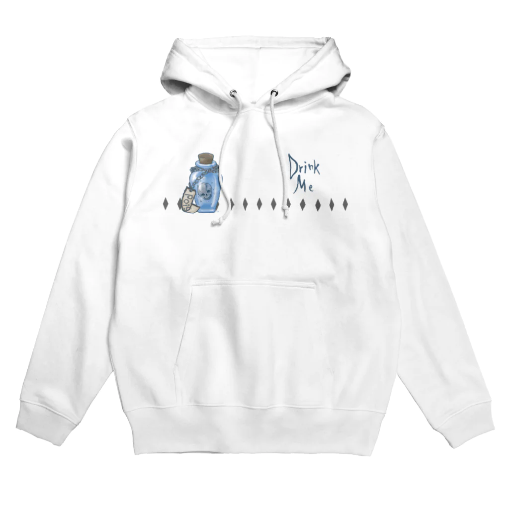 みあまゆあのDrinkMeスカル１ Hoodie