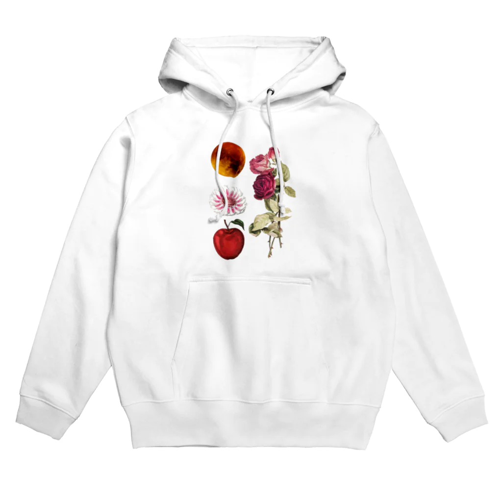 HANDSOMEの赤いりんごと赤い薔薇と赤い月と Hoodie