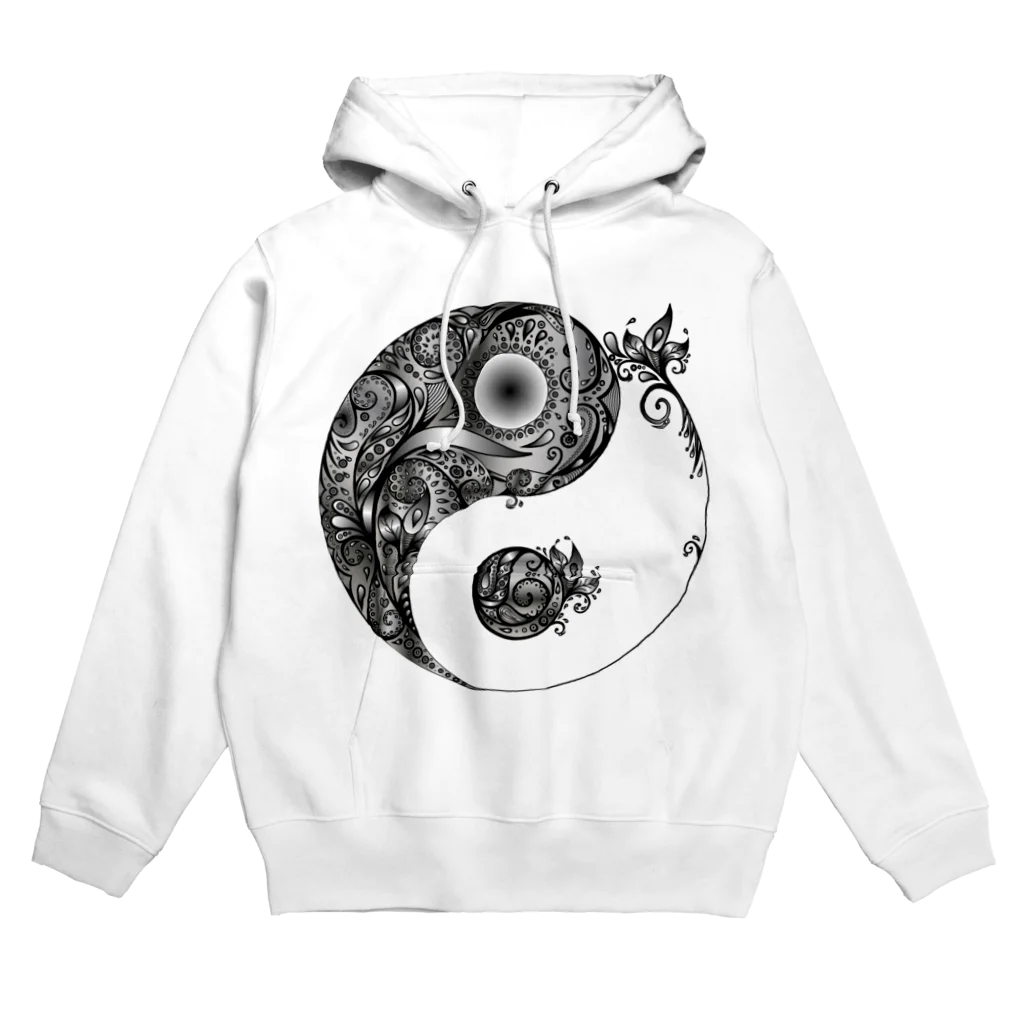 Drecome_Designの太陰太極図 Hoodie