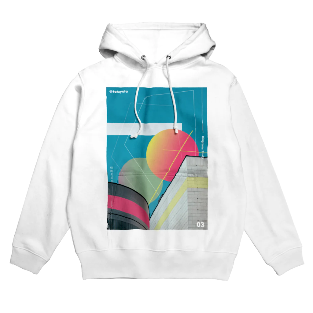 Totz Yuta ◯ とつ ゆうた / 個展の図形の思索 "expansion" Hoodie