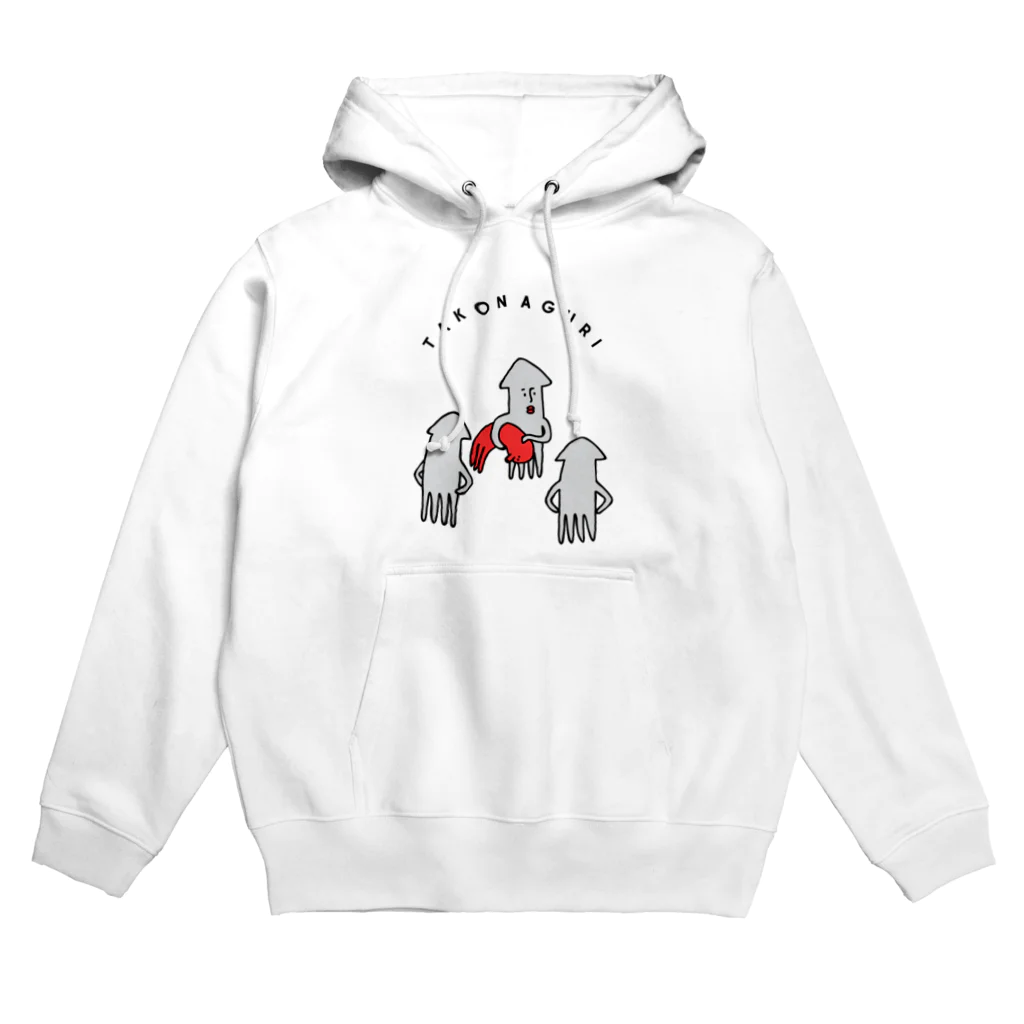 PokuStarのイカのタコ殴り Hoodie