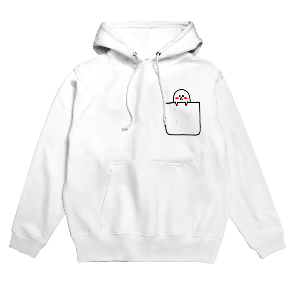 yoshitoのしろまる（ぽっけの中にいます） Hoodie