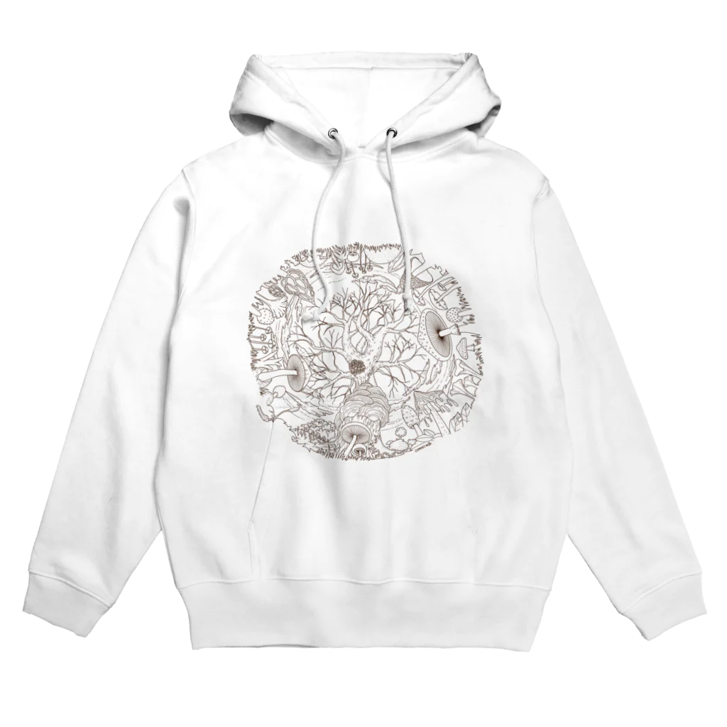 cementmilk WEBショップのGURURITOKINOKO Hoodie