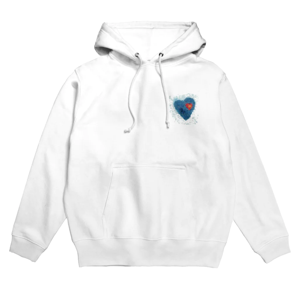 WAMI ARTのBlue heart Hoodie