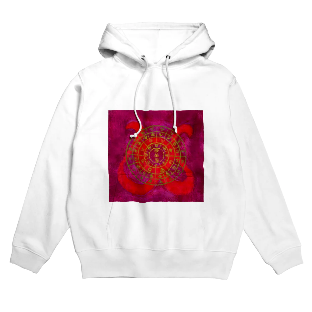 WAMI ARTのフトマニ・ウ(ヲシテ文字) Hoodie