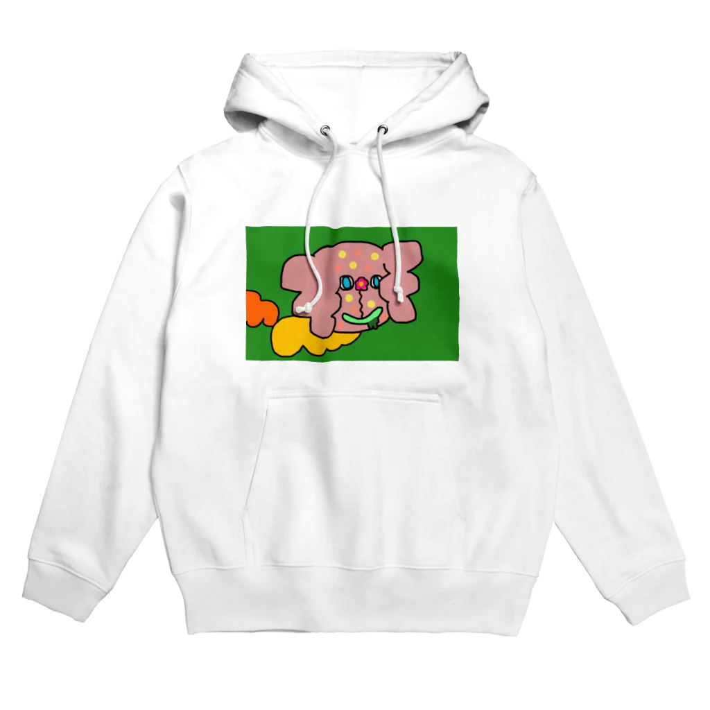 うさぎまみれのセレブ犬 Hoodie