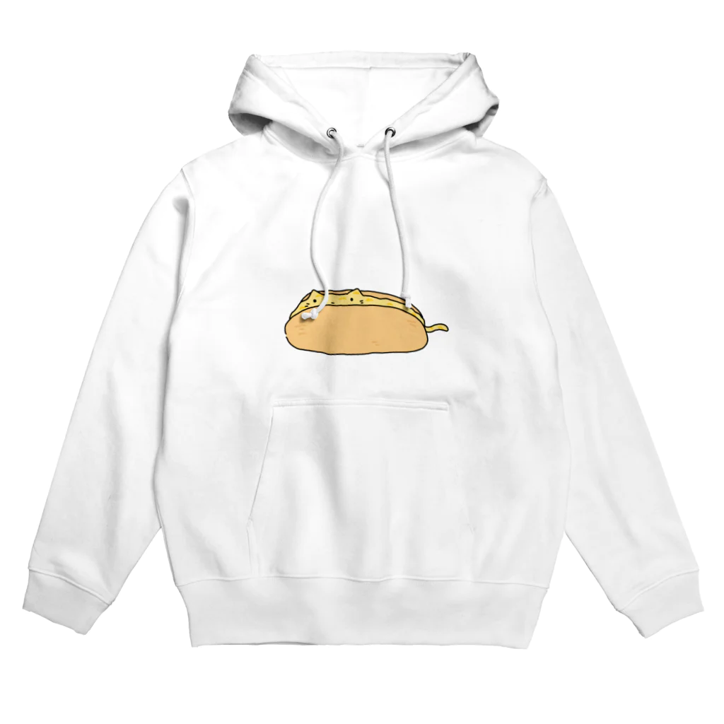 ねこ200%のたまごサラダコッペパンxねこ Hoodie