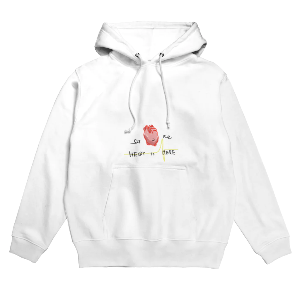 Hato_SHOPの心臓ちゃん Hoodie