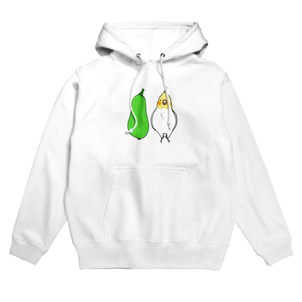 猛禽族のヘチマとオカメインコ Hoodie