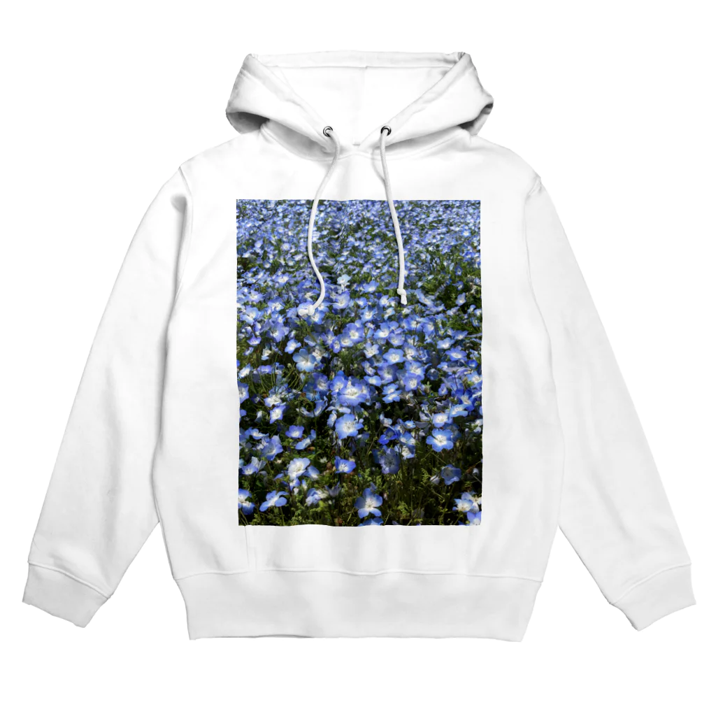 coronblanのネモフィラの咲く頃 Hoodie