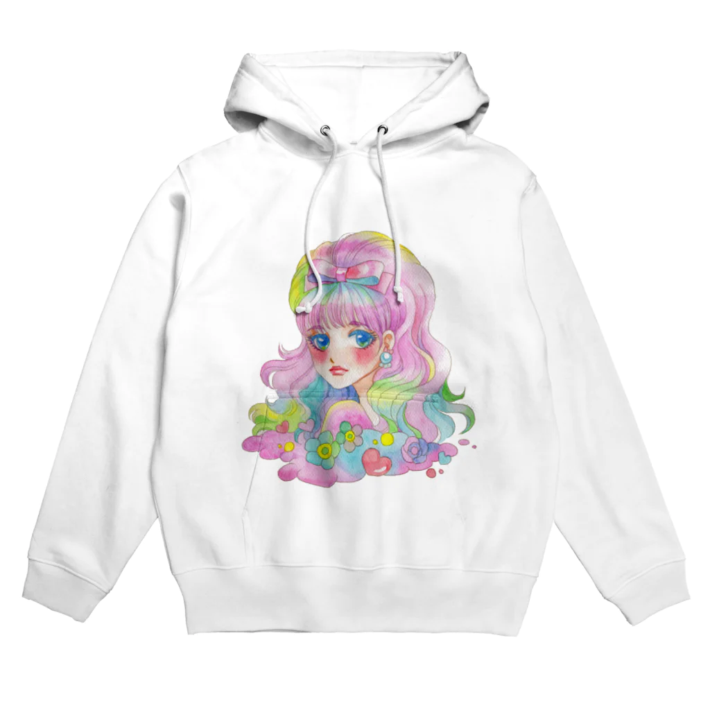 白ふくろう舎のなないろドールＡ Hoodie