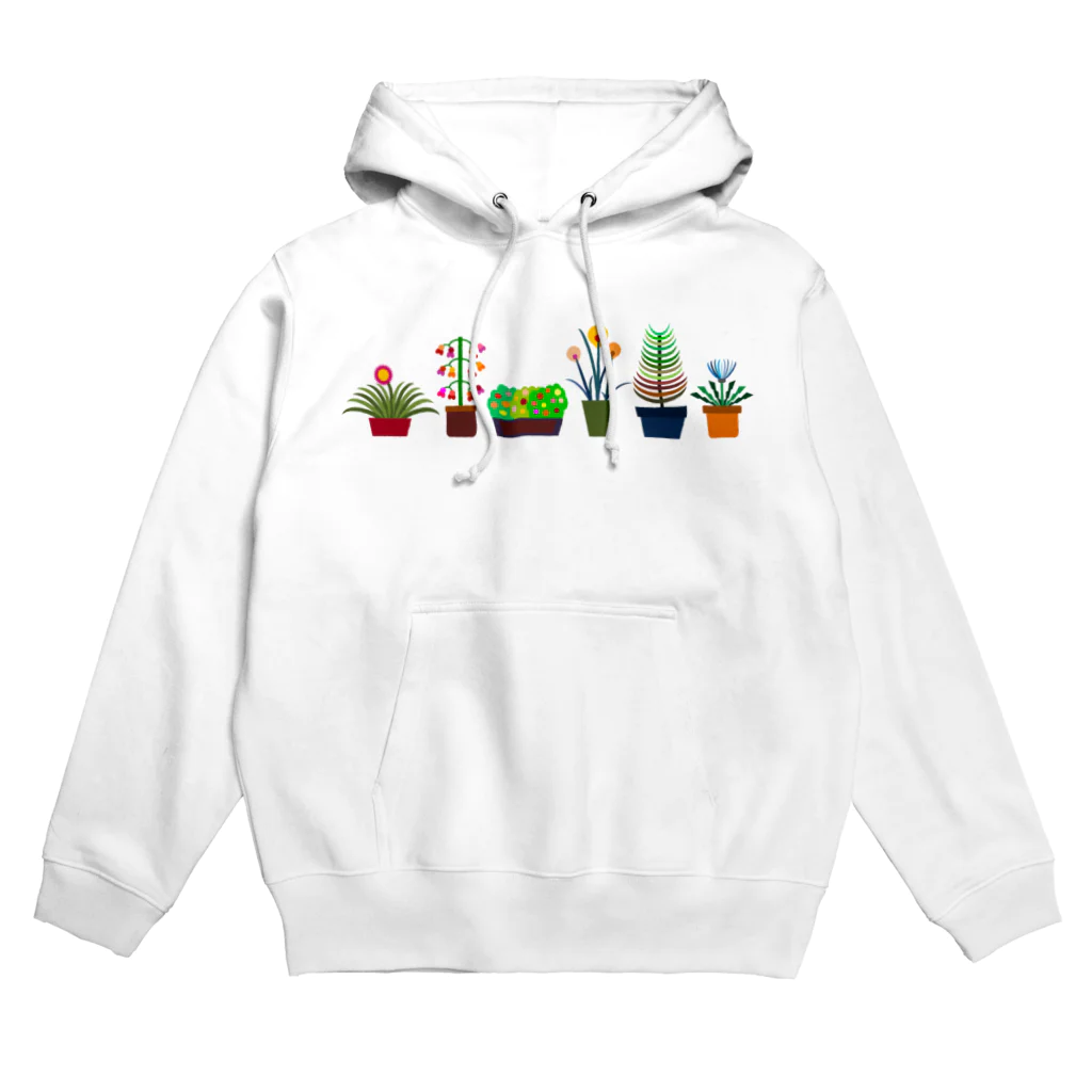 うさぎのきた道&の鉢植えたちC Hoodie