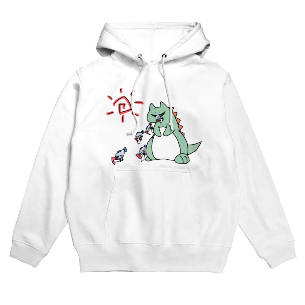 ぺうさと愉快な仲間達の火事を起こさない怪獣 Hoodie