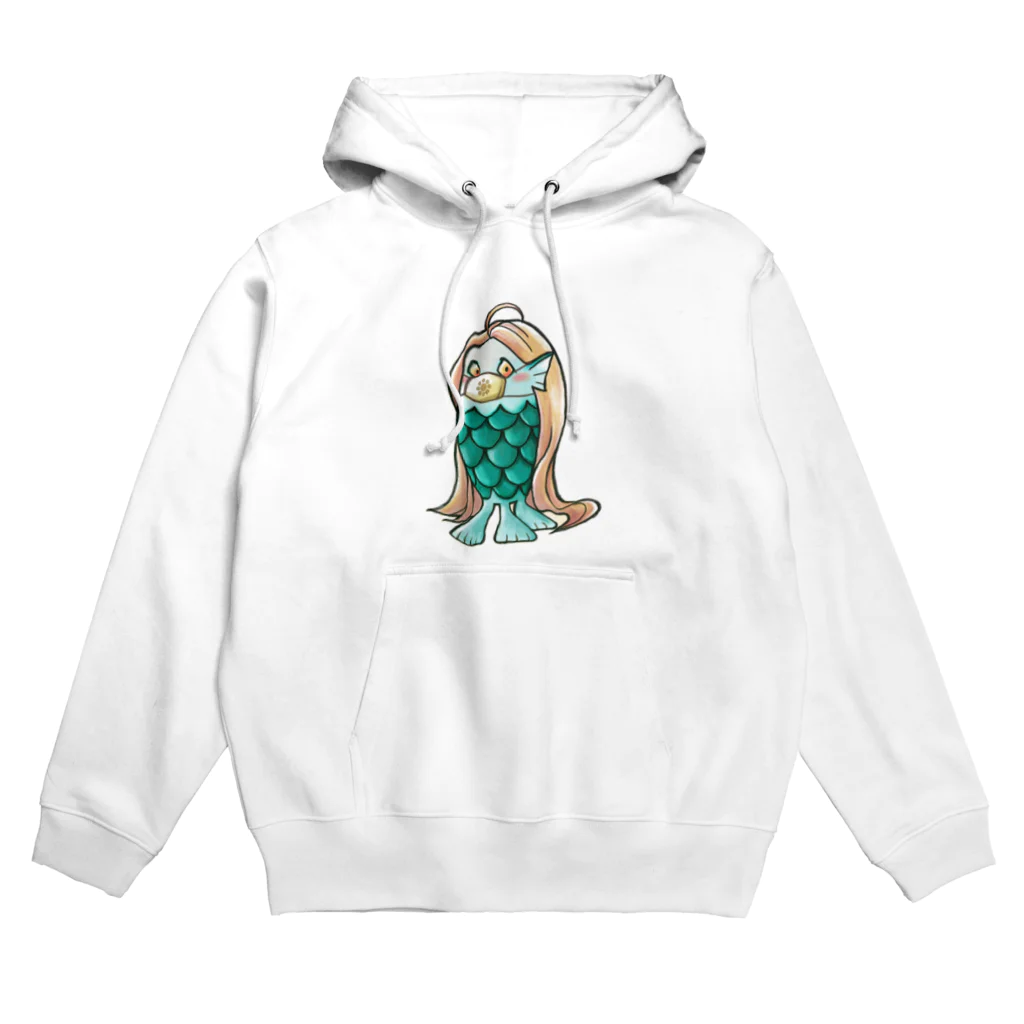 疫病退散アマビエのマスクのアマビエ Hoodie