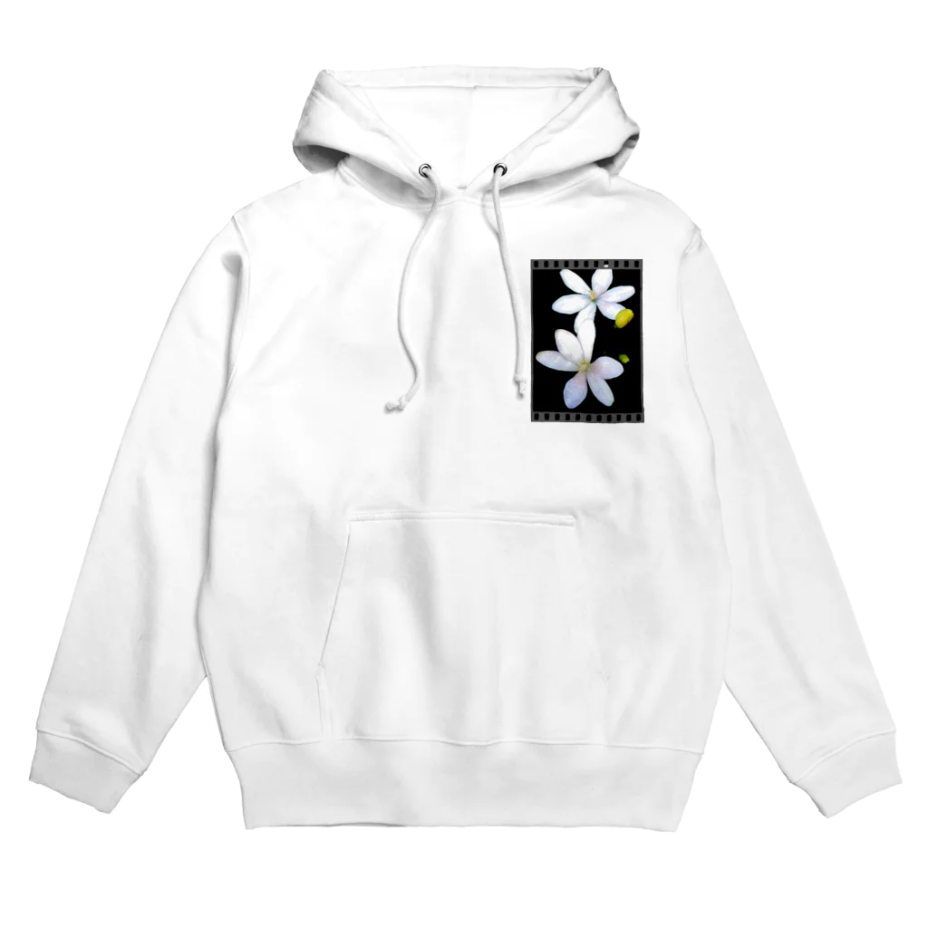 LalaHangeulの道端の花　白花 Hoodie