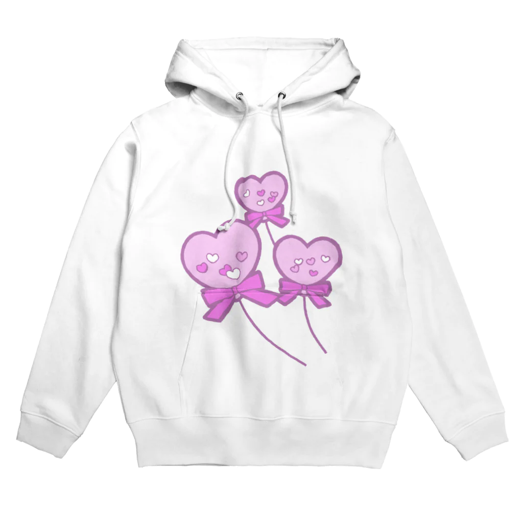 かわいいもののおみせ　いそぎんちゃくのハートの風船 Hoodie