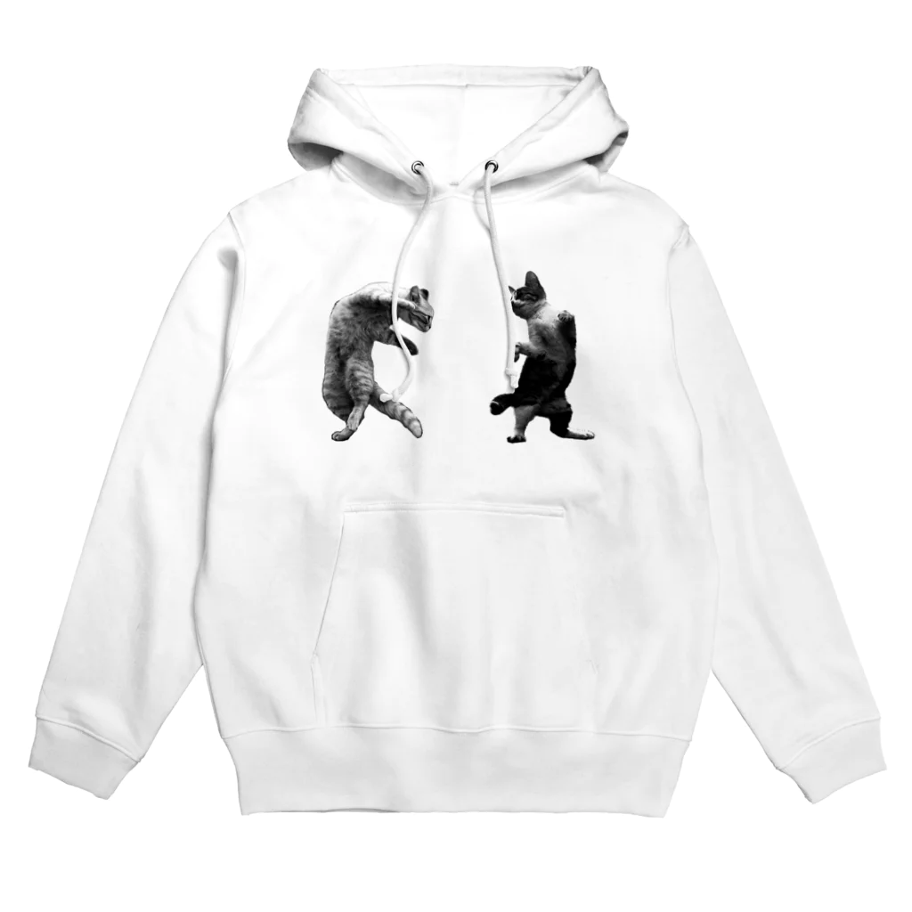 ttsoulのネコの決闘 Hoodie