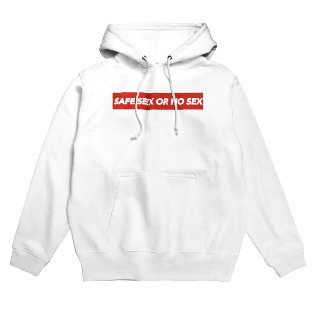 🦈諦念ギマトリックス🦈のBE SAFE (赤地に白ロゴ) Hoodie