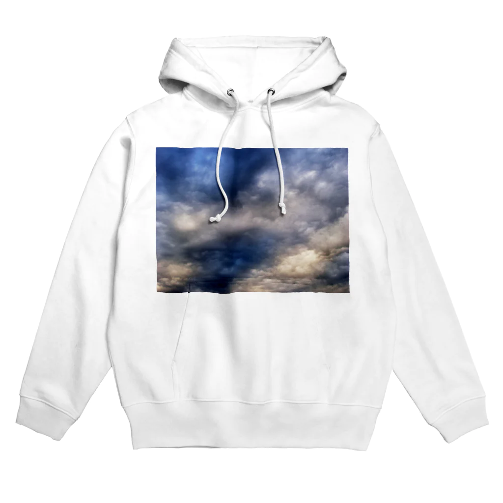 hiroki-naraの荒れる空　DATA_P_143　sky Hoodie