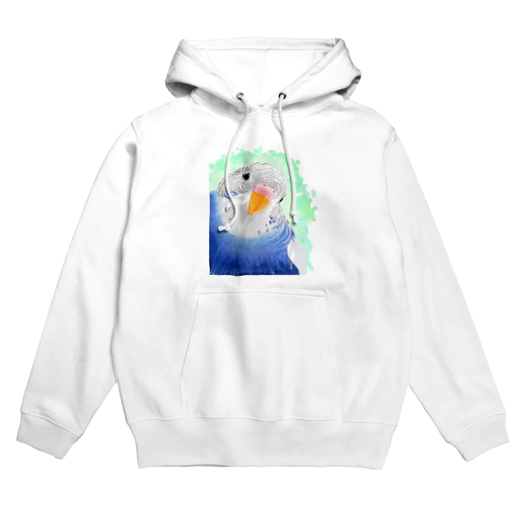 まめるりはことりのセキセイインコ　オパーリン大【まめるりはことり】 Hoodie