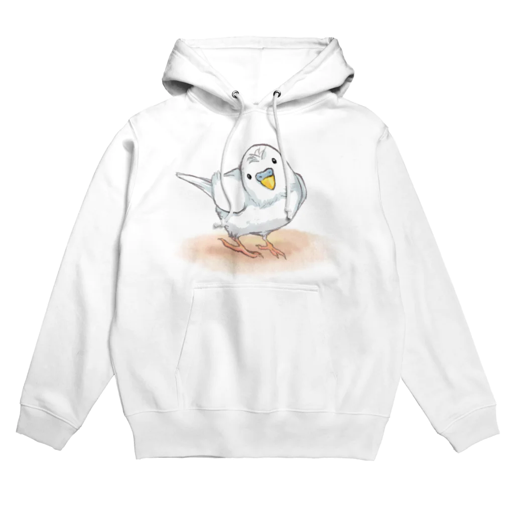 まめるりはことりのセキセイインコ　レティ【まめるりはことり】 Hoodie