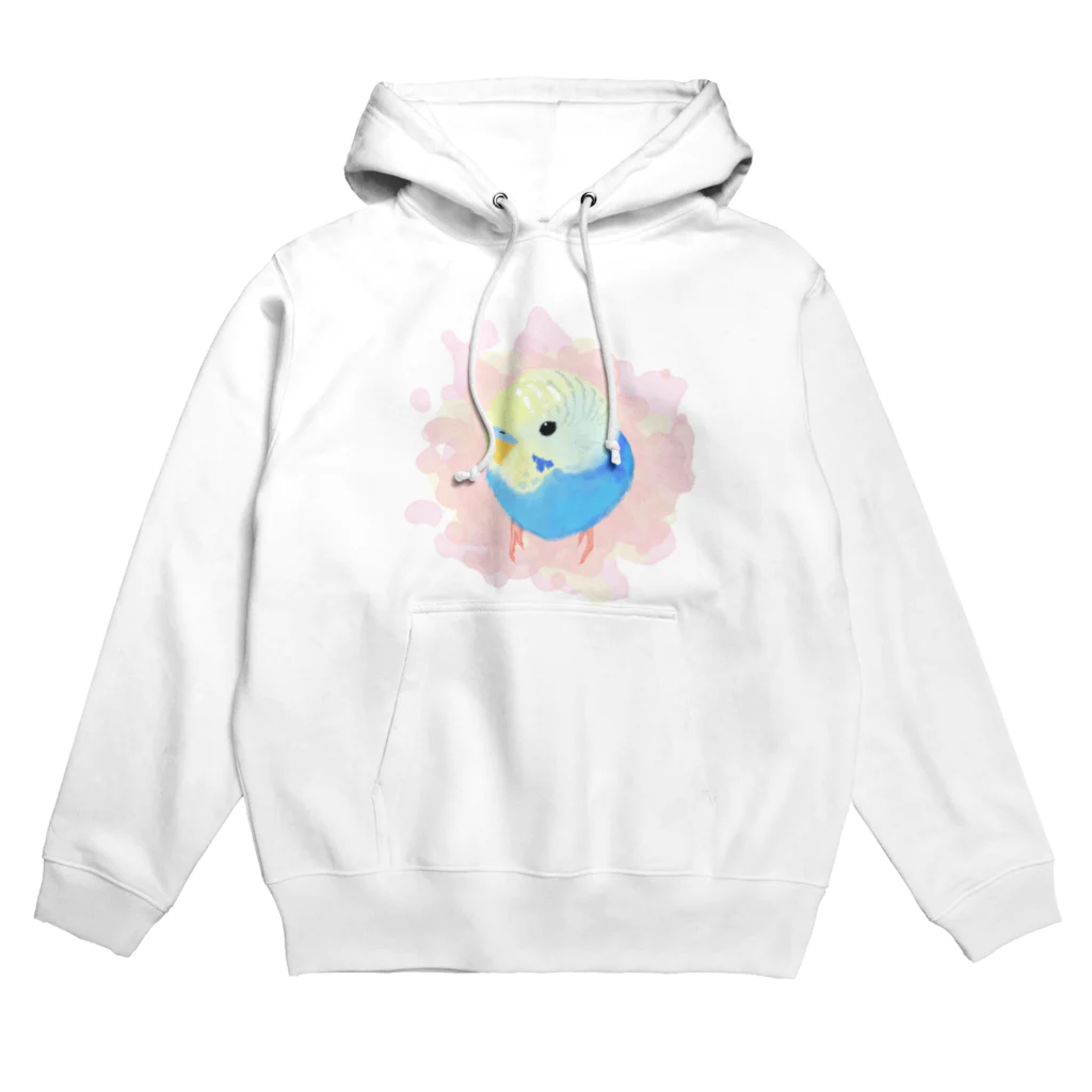 まめるりはことりのまるまるセキセイインコ【まめるりはことり】 Hoodie