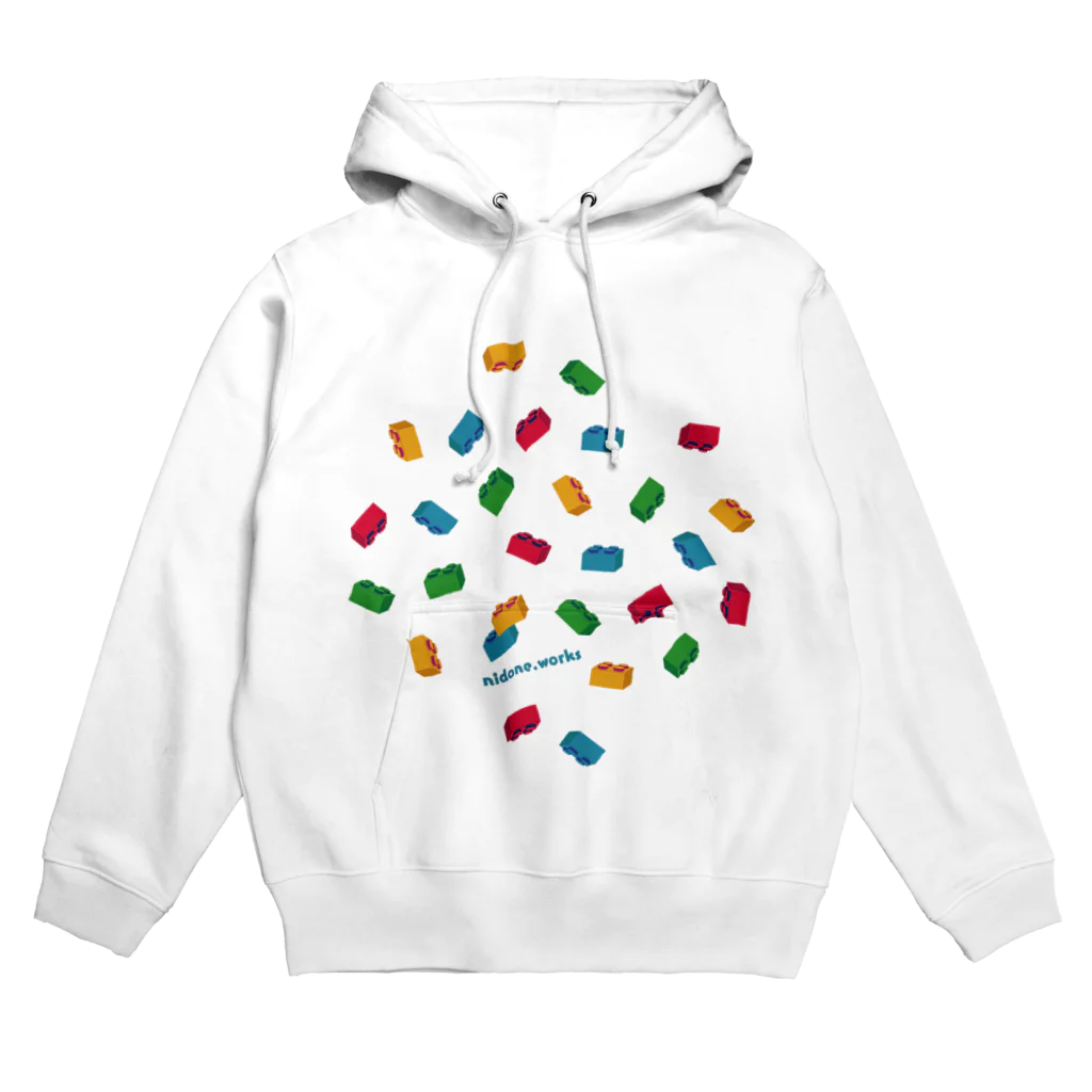 nidone.worksのブロックかわいいじゃん Hoodie