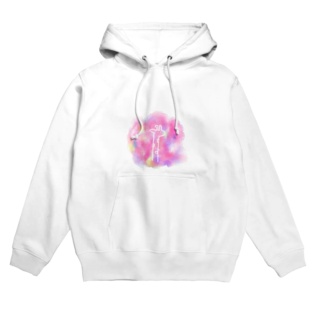 メロン味が食べたいのゆるいきりん(水彩ver) Hoodie