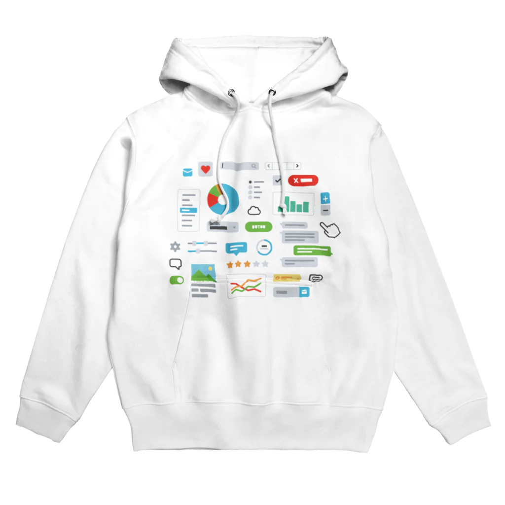 NOBODY754のUI/UX (Light) Hoodie