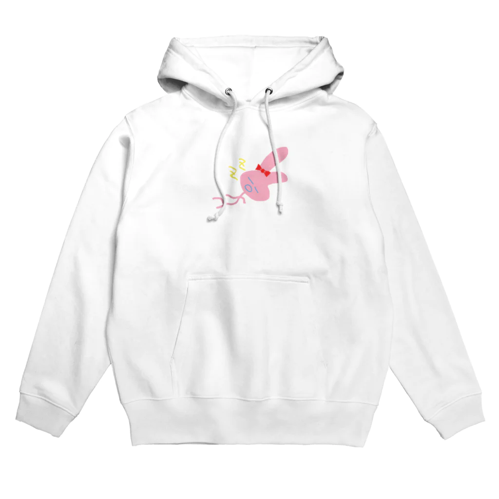 なめこびとのねむいからねる紅うさぎ Hoodie