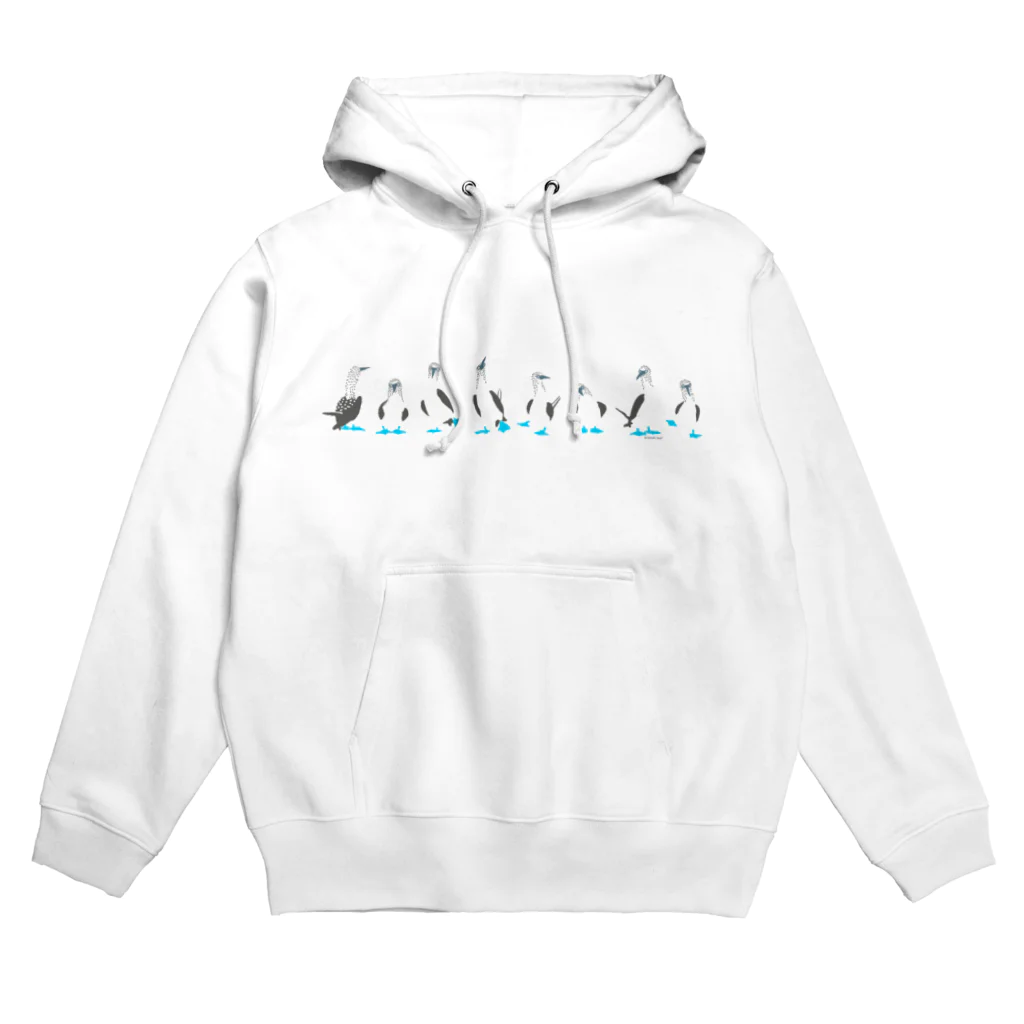 いたやもるしのアオアシカツオドリの整列 Hoodie