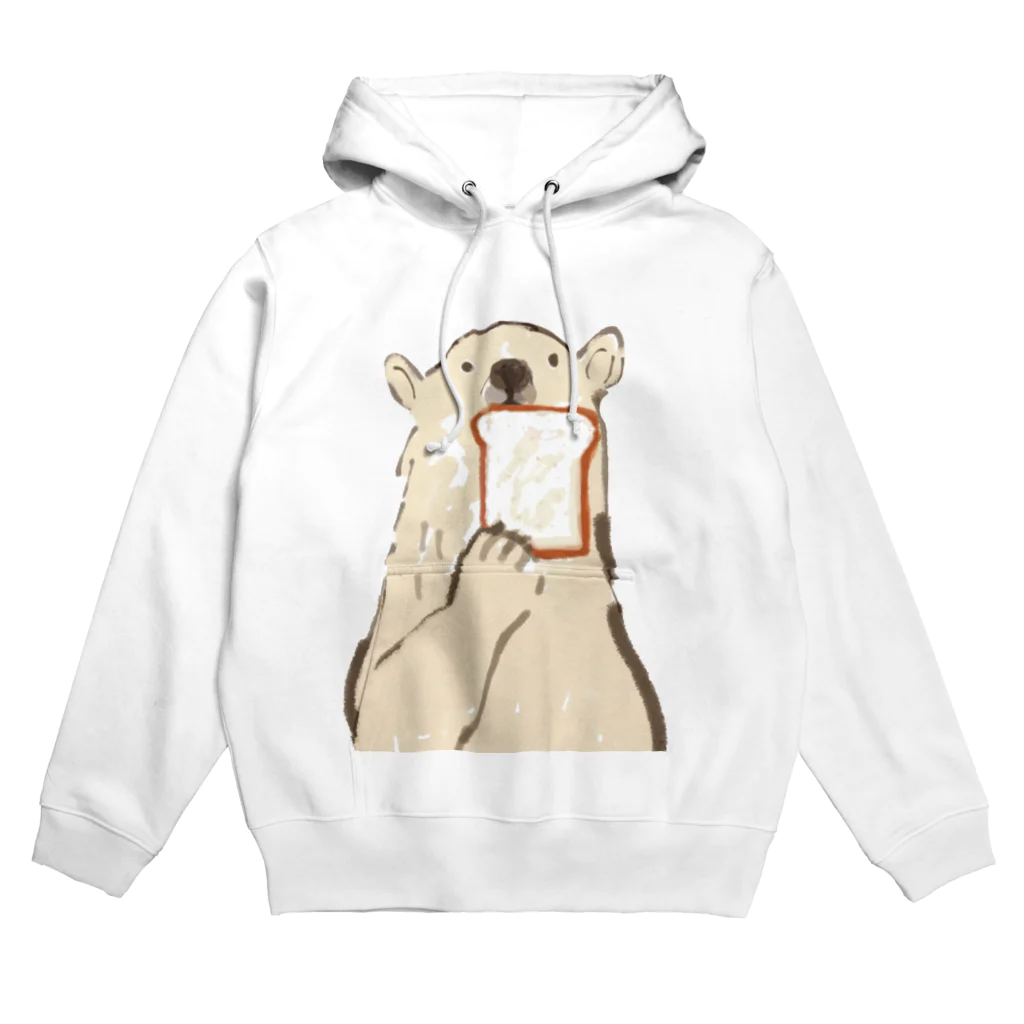 sucre usagi (スークレウサギ）の食パンとしろくま Hoodie