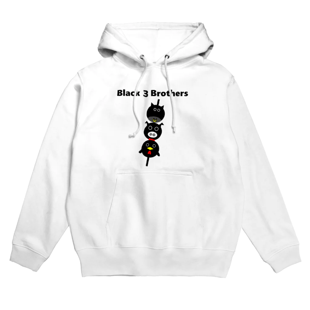 chesto【KAGOSHIMA】のBlack 3 Brothers Hoodie