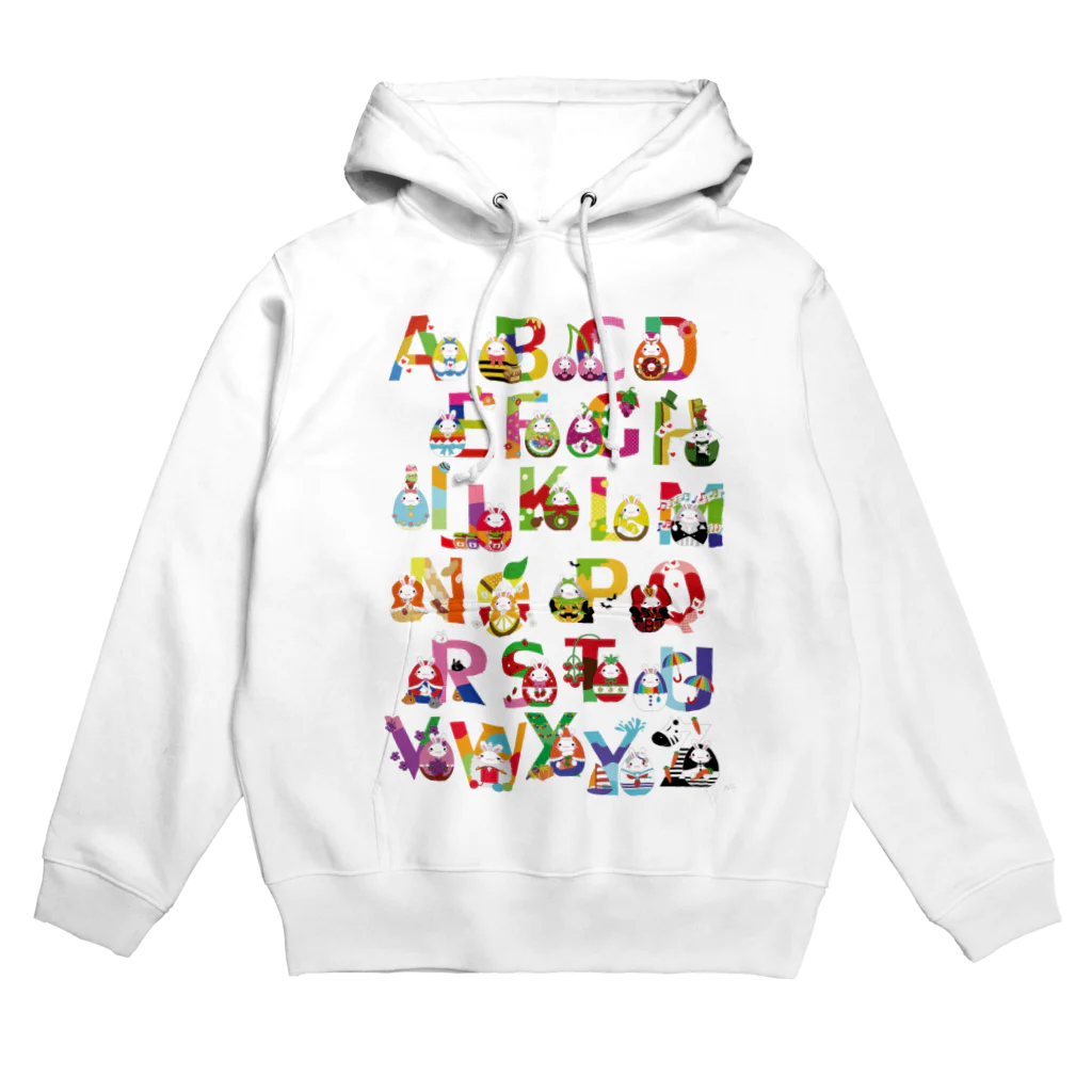 *NAGI*（ナギ）のアルファベットウサギノタマゴ Hoodie