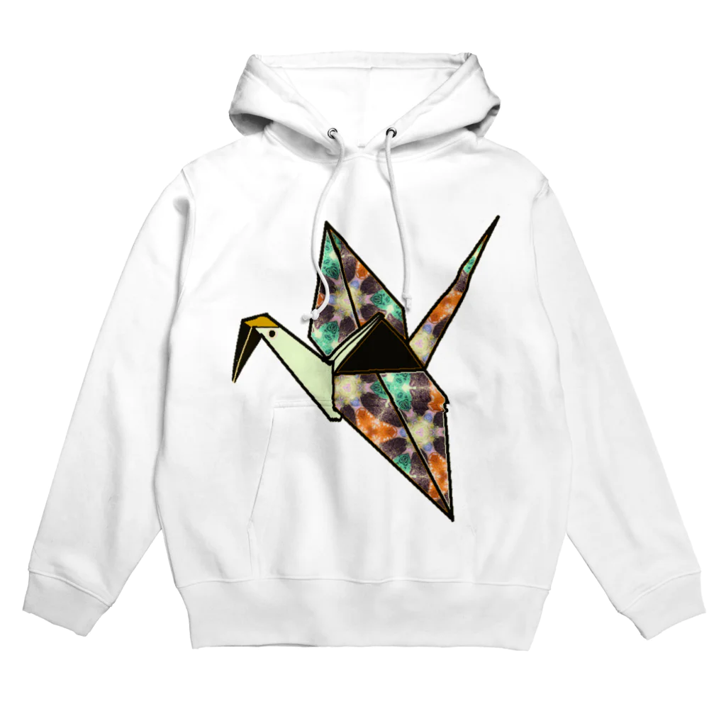 アズペイントの折りツル Hoodie